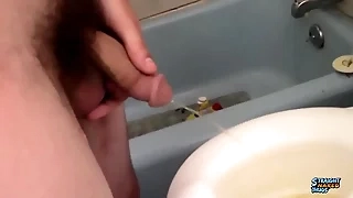 StraightNakedThugs: Chad Turner Enjoys Glacial And Freeing Hot Piss And Cum
