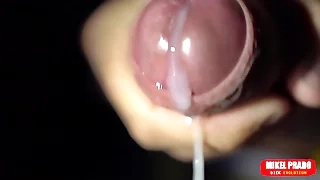 Very large horseshit head cums