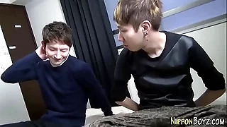 Sucking asian twinks fuck