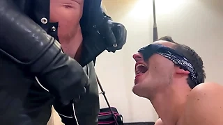 LEATHER Polished DOMINATES TWINK- BRETT TYLER With an increment of DAREK KRAFT