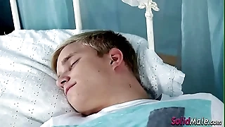Gay untrained gives blowjob