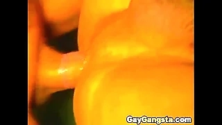 Reproachful gay to the max job and  fucking action in anal crevice pounding