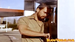 Gluteus maximus buddies shot at humidity bareback sex with regard to a big cumshot