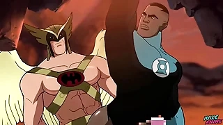 Green Lantern's Palatable Big Seethe Butt - Hentai Bara Yaoi