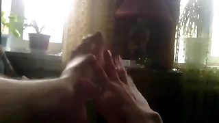 Footfetish, sexy footjob by Stank