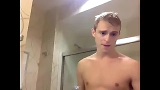 sexy twink taking a shower on webcam - sexyladcams.com
