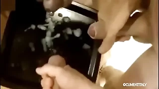 Hot gay eat cum