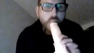 Blow  my huge big Dildo backwards Slut