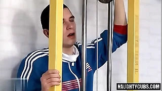 Big dick gay anal sex increased by cumshot