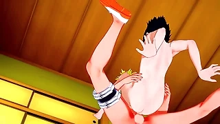 Naruto Yaoi - Sasuke chestjob plus anal immutable off out of one's mind Naruto - Sissy crossdress Japanese Asian Manga Anime Film  Game Porn Gay