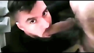 Cum Slattern serves two cocks