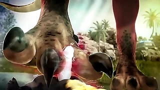 Cheerful Furry Porn Compilation (Footjob Edition)