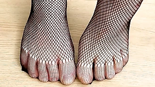 Baneful Pantyhose Fishnet Pantihose - Fingertips (Part 2)