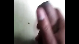 Blithe masturbation with the addition of cum Chilean young man