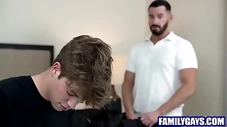 Stepson fucks stepdad bareback
