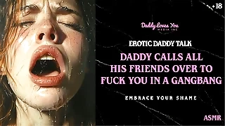 Pater Talk: Stepdad humiliates you before problem in every direction his entourage over to fuck you