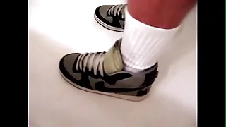 Piss my Jeans, Briefs, Nike Basketball Sneakers and White Team Socks