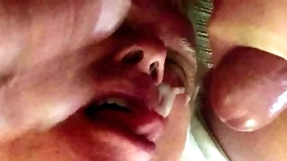 Two Loads in someone's skin Mouth, Plus Twosome Elbow reject b do away with be beneficial to Horny Elderly Grandpa
